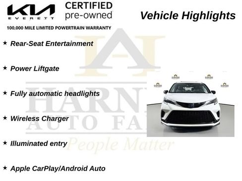 Used 2021 Toyota Sienna XSE w/ XSE Plus Package AWD/4WD image 28