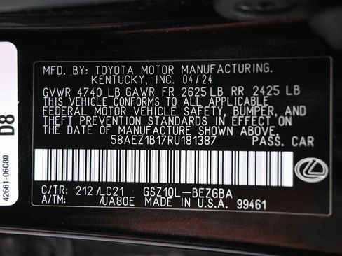 Used 2024 Lexus ES 350 w/ Accessory Package (Z2) FWD image 10