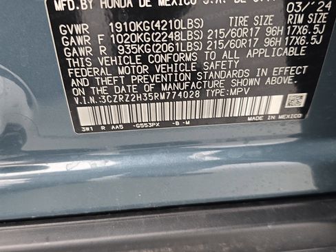 Certified 2024 Honda HR-V LX image 31