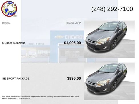 Used 2014 Ford Focus SE w/ SE Sport Package FWD image 4