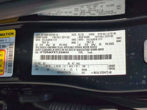 Used 2026 Ford Ranger Lariat w/ FX4 Off-Road Package AWD/4WD image 36
