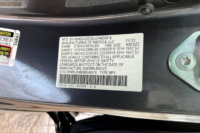 Used 2022 Honda Odyssey Touring image 14