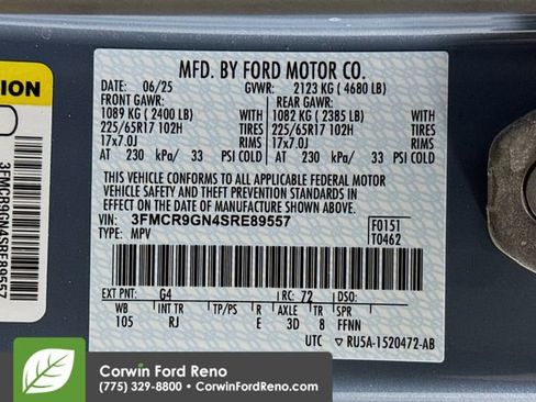 New 2025 Ford Bronco Sport Heritage w/ Convenience Package AWD/4WD image 32