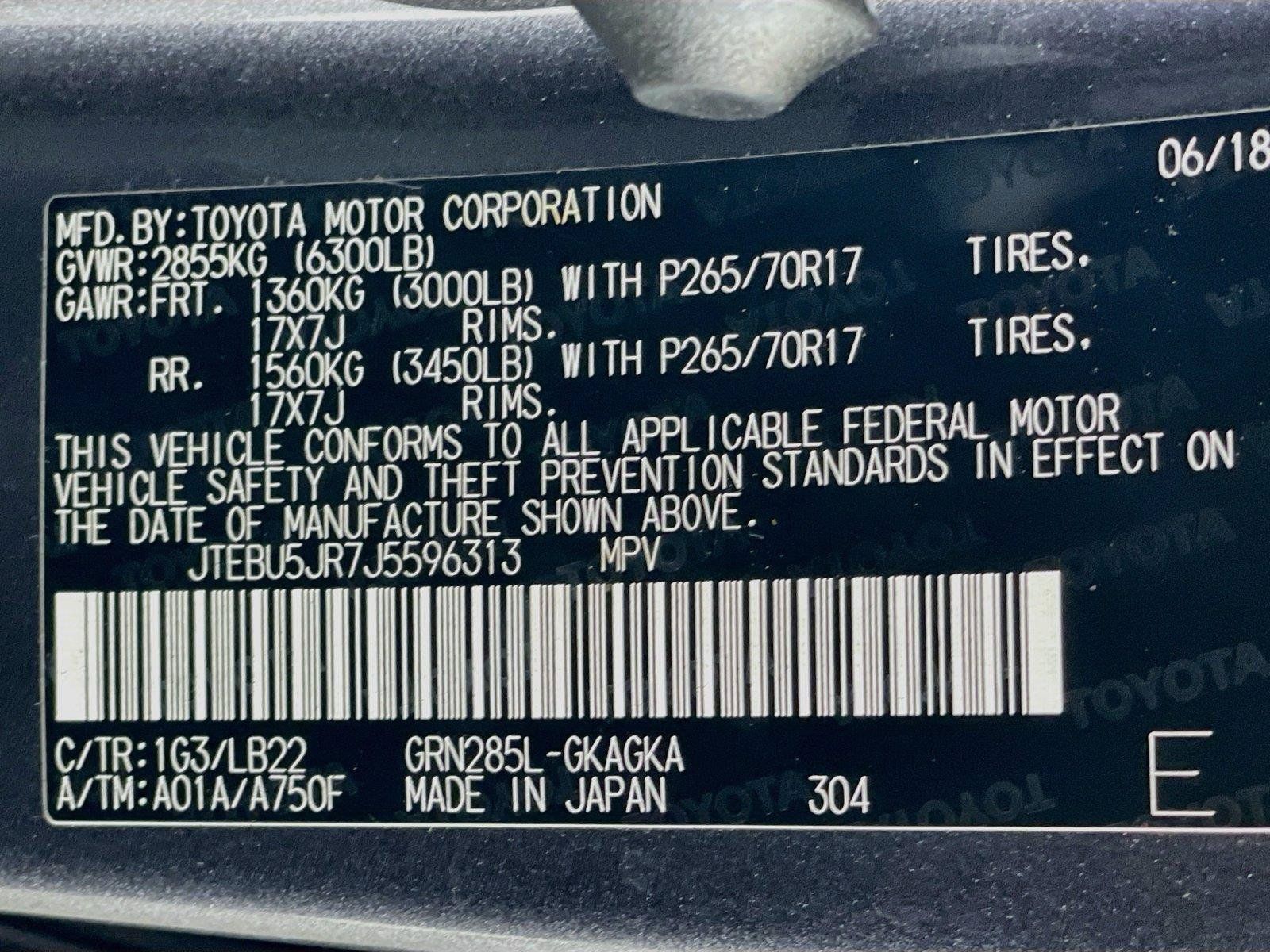 Used 2018 Toyota 4Runner SR5 Premium AWD/4WD image 35