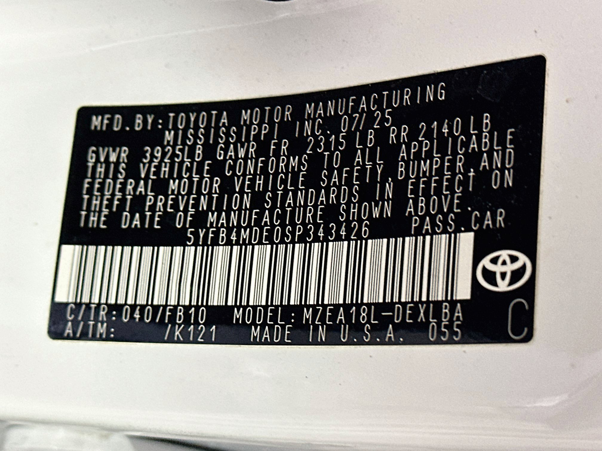 Used 2025 Toyota Corolla LE FWD image 12