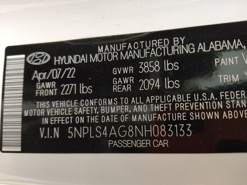Used 2022 Hyundai Elantra SEL w/ Convenience Package FWD image 33
