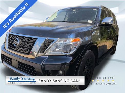 Used 2019 Nissan Armada Platinum w/ Captain's Chairs Package image 1