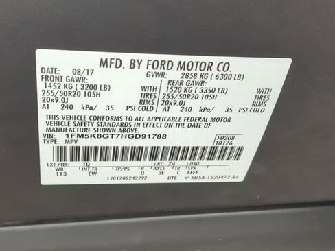 Used 2017 Ford Explorer Sport w/ Equipment Group 401A image 40