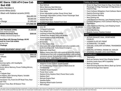 Used 2024 GMC Sierra 1500 AT4 w/ Technology Package AWD/4WD image 47