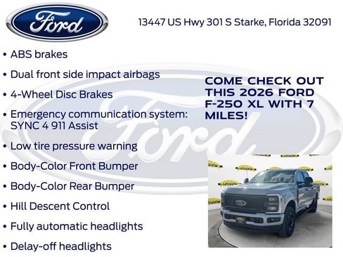 New 2026 Ford F250 XL w/ STX Appearance Package image 30