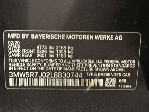 Used 2020 BMW 330i xDrive Sedan w/ Driving Assistance Package AWD/4WD image 38
