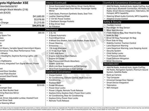 Used 2021 Toyota Highlander XSE image 40