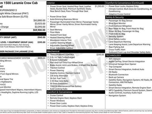 Used 2025 RAM 1500 Laramie w/ Bed Utility Group AWD/4WD image 40