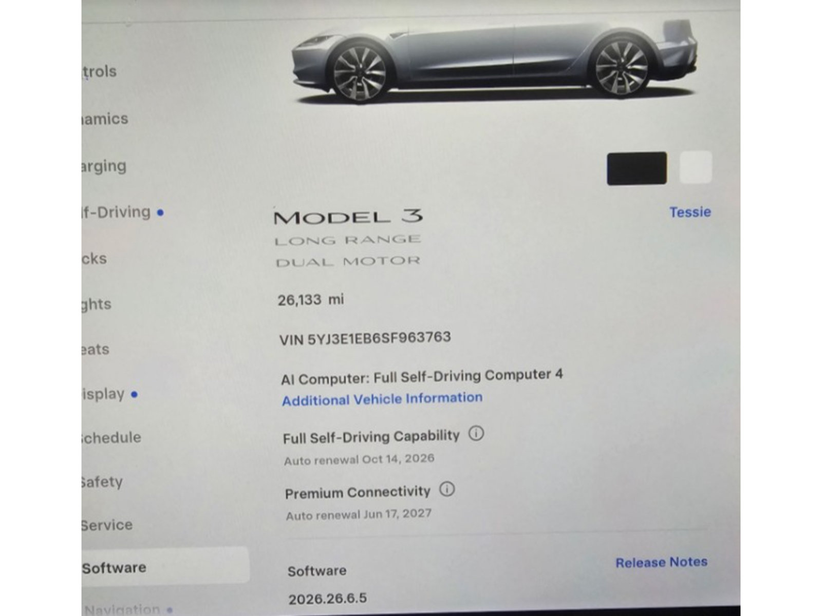 Used 2025 Tesla Model 3 Long Range AWD/4WD image 6