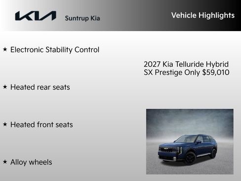 New 2027 Kia Telluride X-Line SX Prestige image 15