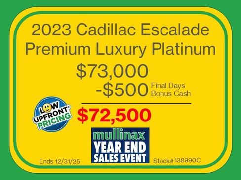 Used 2023 Cadillac Escalade Premium Luxury Platinum image 3