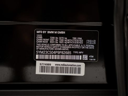 Used 2023 BMW XM w/ M Driver's Package AWD/4WD image 63