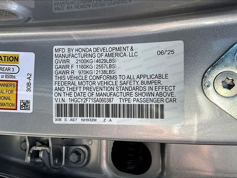 New 2025 Honda Accord Sport image 17