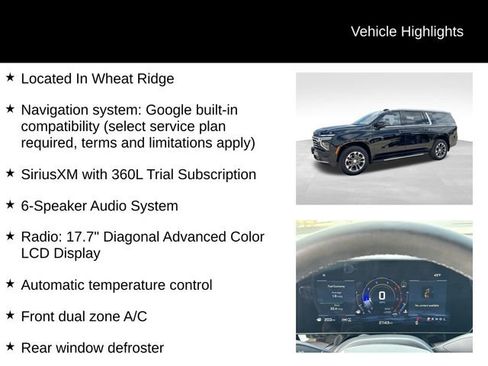 Used 2025 Chevrolet Suburban LT w/ Comfort Package AWD/4WD image 7