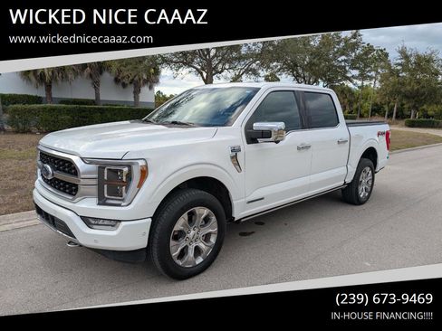 Used 2021 Ford F150 Platinum w/ Equipment Group 701A High image 1