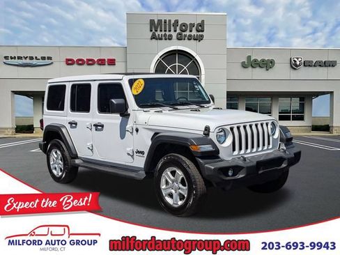 Used 2022 Jeep Wrangler Unlimited Sport w/ Sun And Sound Package AWD/4WD image 1