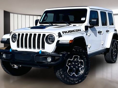 Used 2022 Jeep Wrangler Unlimited Rubicon 4xe w/ Steel Bumper Group AWD/4WD image 1