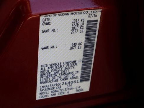 Used 2016 Nissan Altima 2.5 SL w/ 2.5 Technology w/LED Package image 46