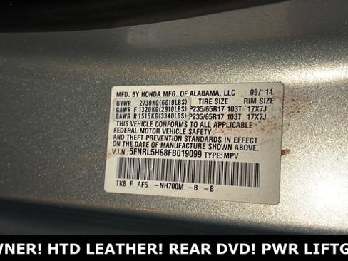 Used 2015 Honda Odyssey EX-L image 34