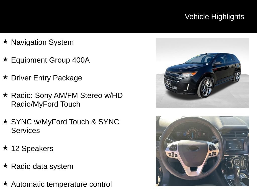 Used 2014 Ford Edge Sport w/ Driver Entry Package AWD/4WD image 10