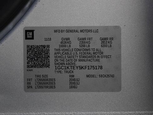 Used 2019 Chevrolet Silverado 2500 LTZ w/ Duramax Plus Package image 38