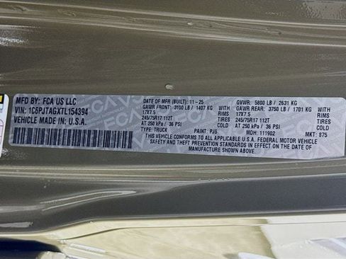 New 2026 Jeep Gladiator Sport image 31