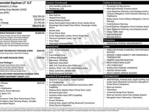 New 2026 Chevrolet Equinox LT w/ Convenience Package II image 6