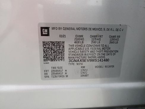 Used 2021 Chevrolet Equinox LS AWD/4WD image 33