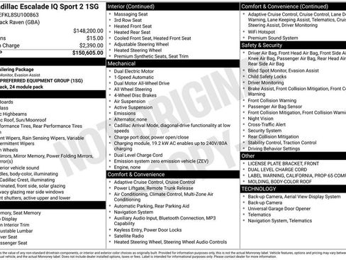 New 2025 Cadillac Escalade IQ Sport 2 AWD/4WD image 45