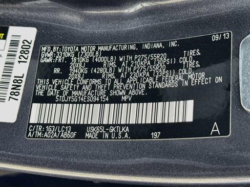 Used 2014 Toyota Sequoia Limited AWD/4WD image 29