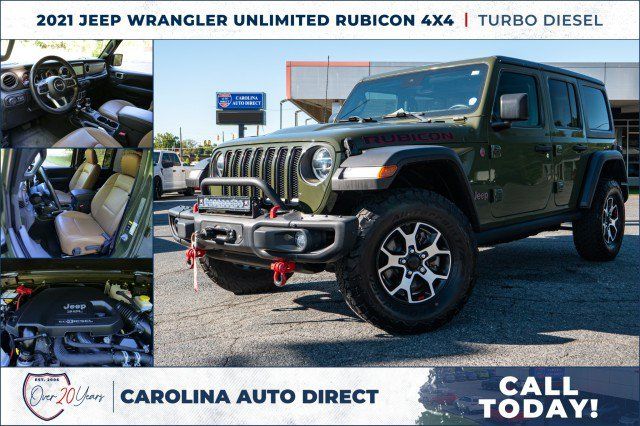 Used 2021 Jeep Wrangler Unlimited Rubicon AWD/4WD image 1