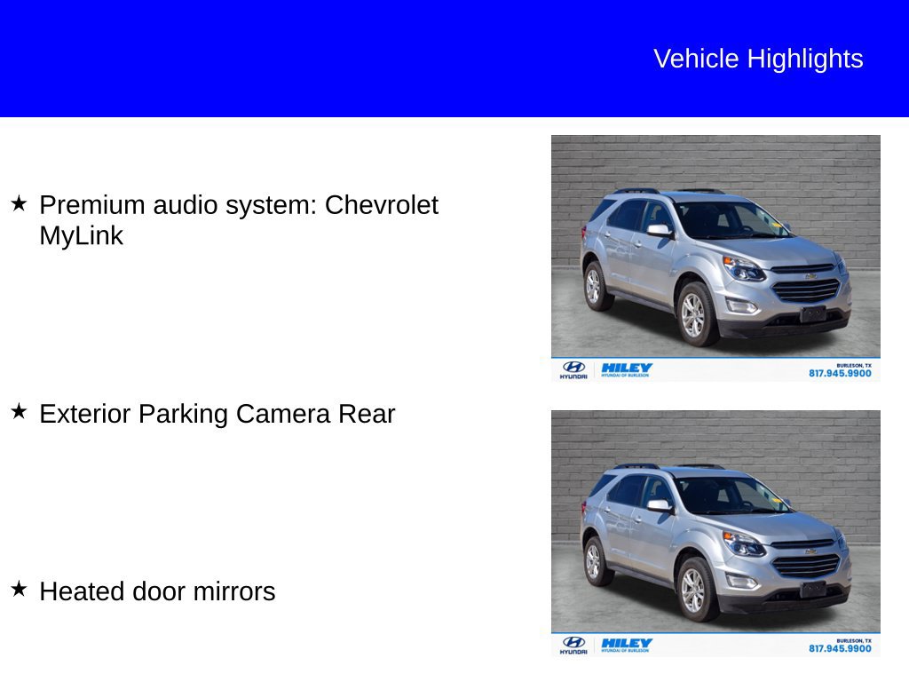 Used 2017 Chevrolet Equinox LT w/ Convenience Package FWD image 10