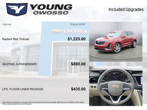 Certified 2024 Cadillac XT6 Premium Luxury w/ LPO, Floor Liner Package image 4