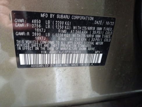 Used 2023 Subaru Outback Onyx Edition AWD/4WD image 10