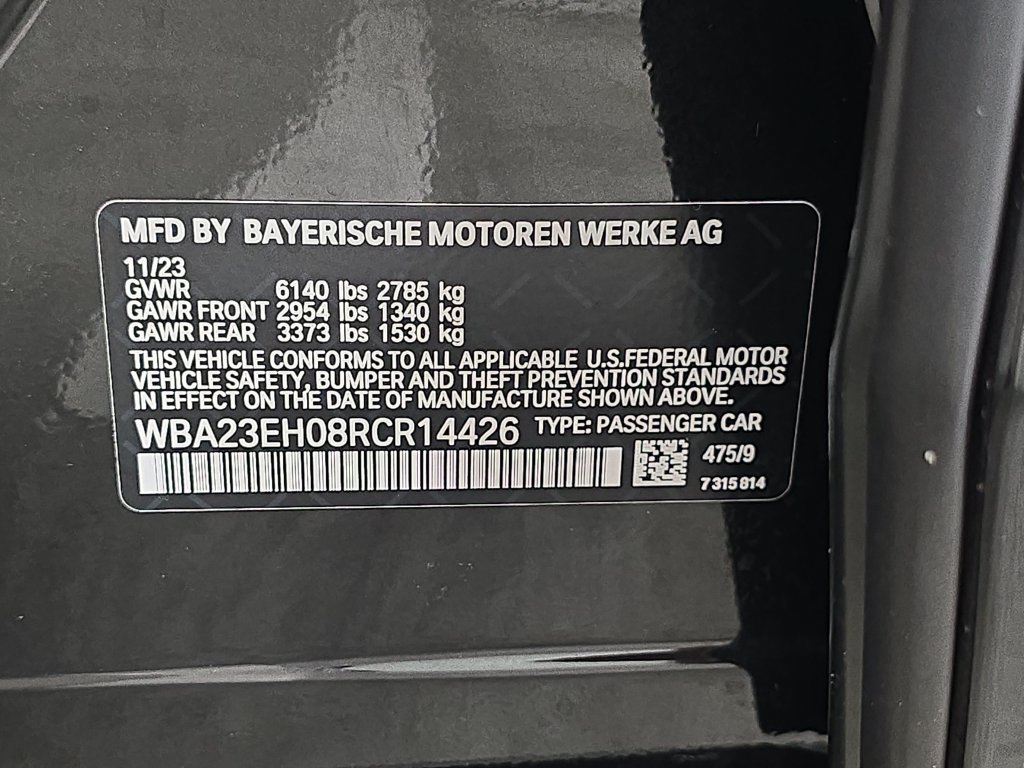 Certified 2024 BMW 740i w/ Premium Package 2 RWD image 34
