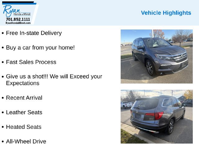 Used 2016 Honda Pilot Touring image 2