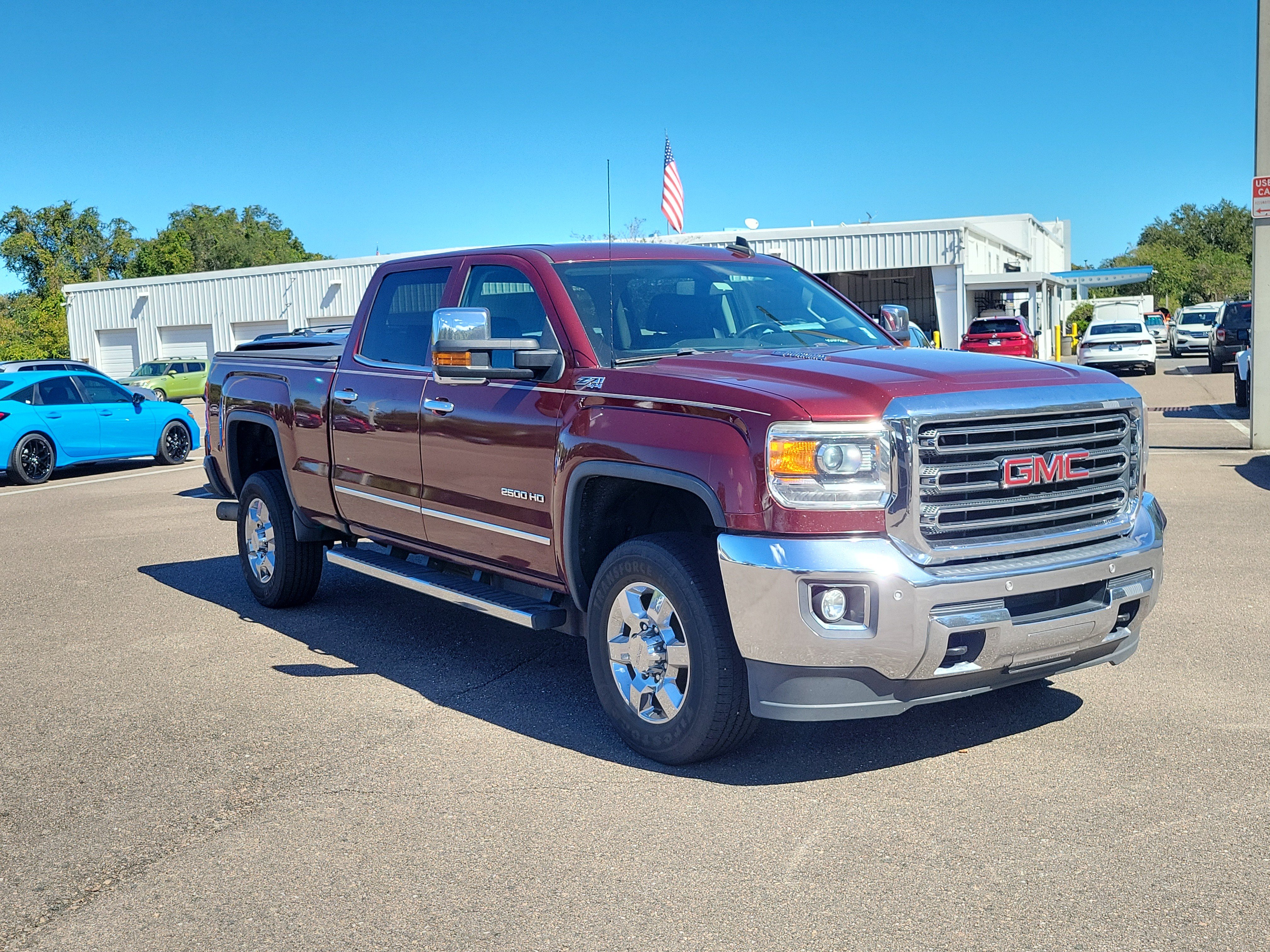 Used 2016 GMC Sierra 2500 SLT w/ Duramax Plus Package AWD/4WD image 7