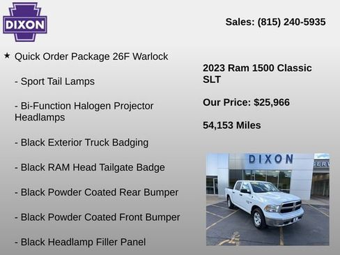 Used 2023 RAM 1500 Classic SLT w/ Protection Group AWD/4WD image 4