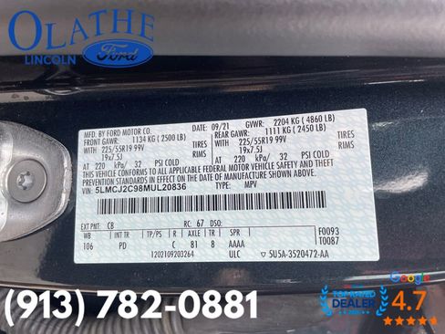 Used 2021 Lincoln Corsair Reserve w/ Elements Package image 8