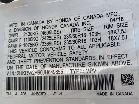 Used 2018 Honda CR-V Touring image 41