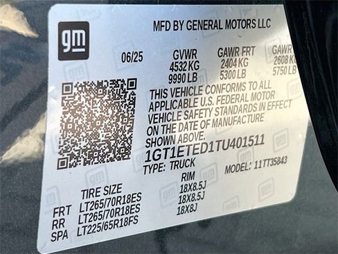 New 2026 GMC Sierra EV Elevation image 20