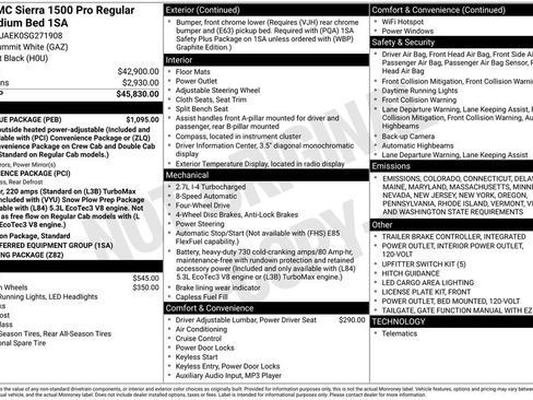New 2025 GMC Sierra 1500 Pro w/ Pro Value Package image 6
