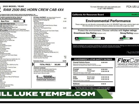 Used 2025 RAM 2500 Big Horn AWD/4WD image 1