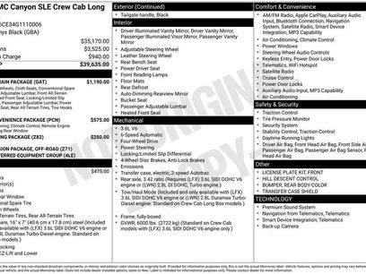 Used 2016 GMC Canyon SLE w/ All Terrain Package
