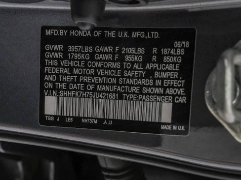 Used 2018 Honda Civic EX-L image 49